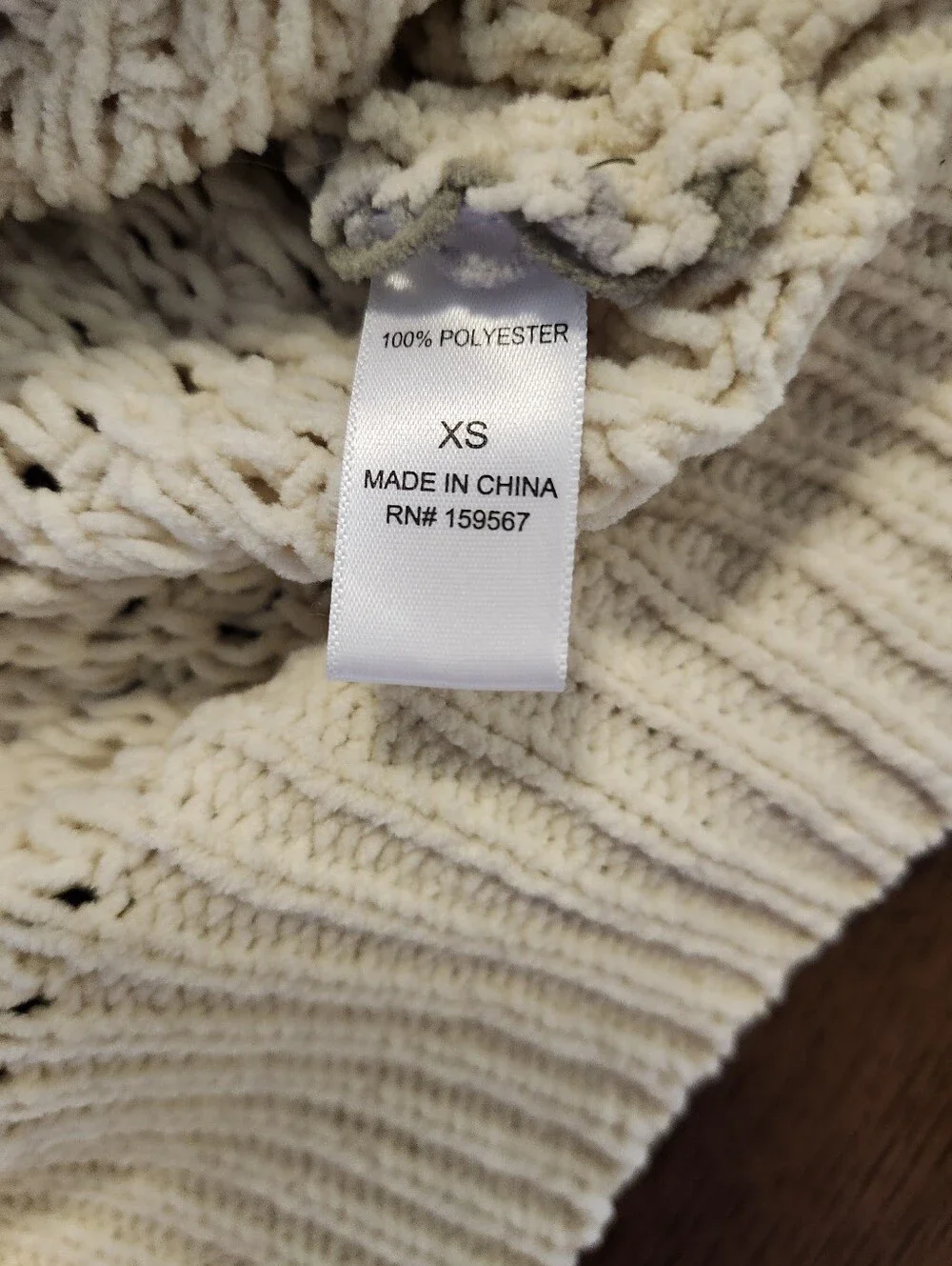 Hazel Moon Colorblock Knit Crewneck Sweater in Olive, Gray & Cream